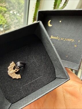 Catbird gold bat charm solid 14K yellow gold CATBIRD EVENING WANDERER